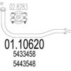 MTS 01.10620 Exhaust Pipe